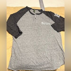 Martin guitar Alternative Charcoal and Light Gray Button-Up Shirt